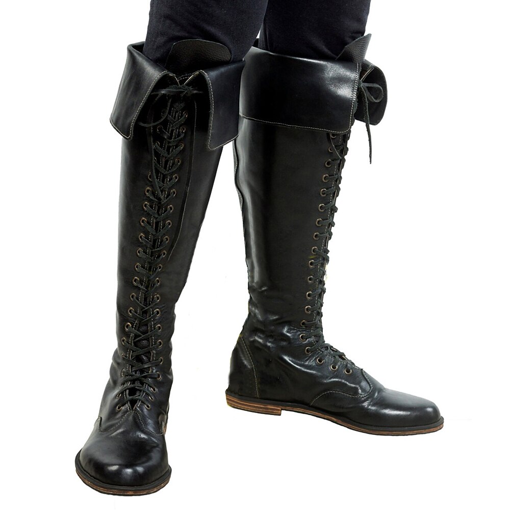 Retro Vintage Mittelalterlich Renaissance Schuhe Herren Damen Unisex Keltisch Seeräuber Halloween Karneval Maskerade Veranstaltung / Fest Maskerade Erwachsene Schuhe Lightinthebox