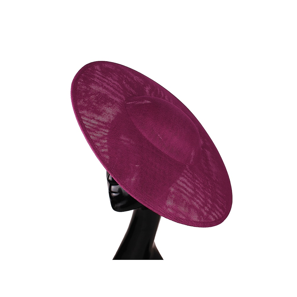Hüte Leinenoptik Melone / Glockenhut Hochzeit Elegant Vintage Mit Unifarbe Kopfschmuck Kopfbedeckung Lightinthebox