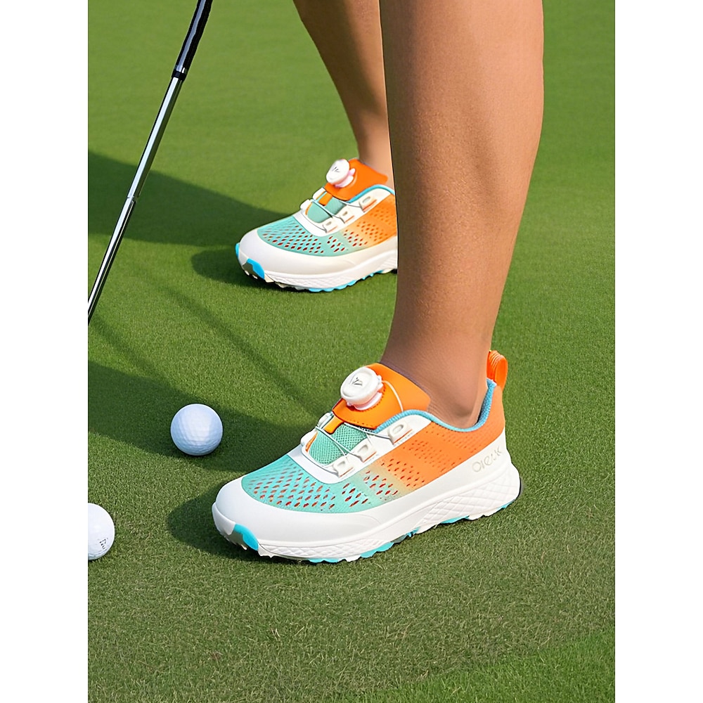 lebendige Damen Golfschuhe mit Quick-Lock - farbenfrohes Design, atmungsaktiv und sicherer Sitz für optimale Performance Lightinthebox