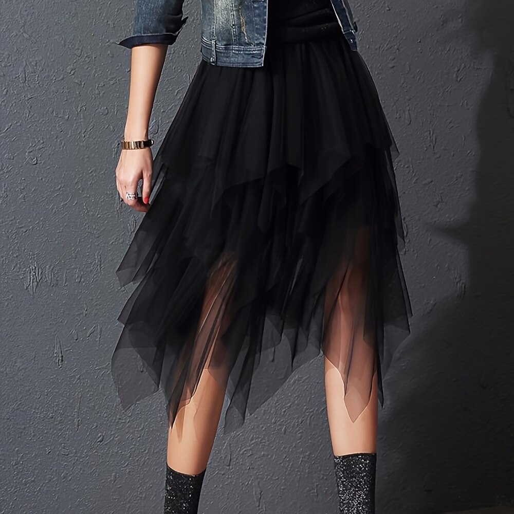 Retro Vintage 1950er Reifrock Krinoline Unterrock Tüllrock Damen Maskerade Party-Abendmode Cocktailparty Teegesellschaft Erwachsene Rock Lightinthebox