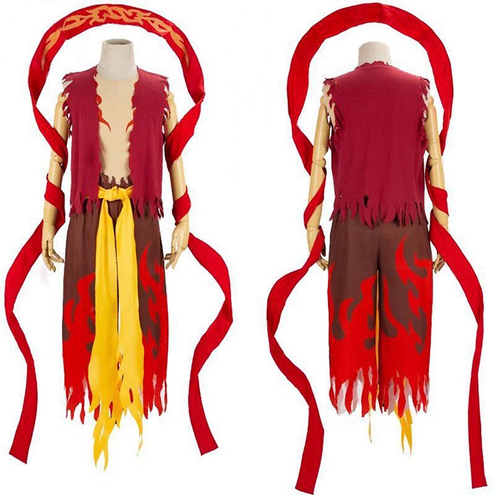 Ne Zha Cosplay Kostüm Herren Damen Film Cosplay Cosplay Karneval Maskerade Veranstaltung / Fest Maskerade Lightinthebox