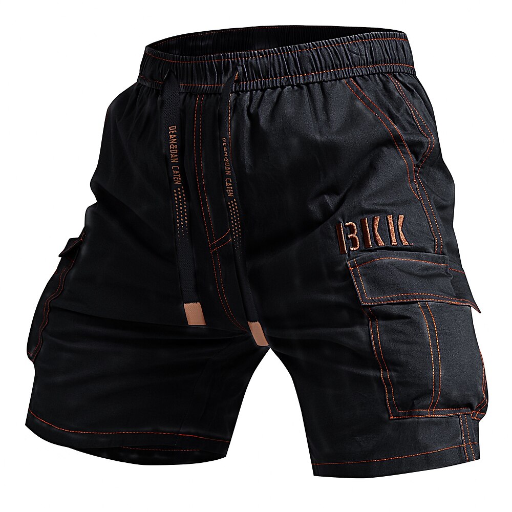 Herren Taktische Shorts Cargo-Shorts Camping-Shorts Shorts Wander-Shorts Elastischer Bund Mehrere Taschen Gerader Schnitt Einfach Feuchtigkeitsableitend tragbar Knielang Outdoor Lässig Täglich Mode Lightinthebox