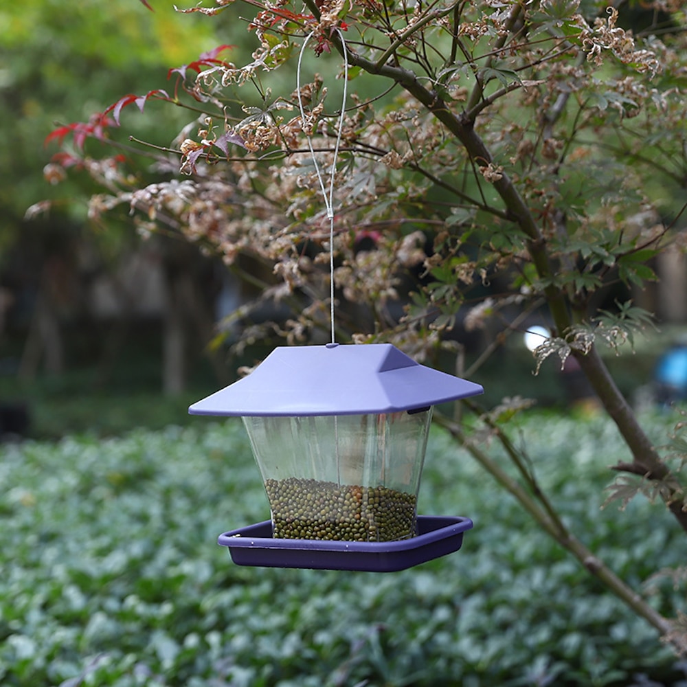 Kolibri-Futterspender, hängend im Freien Vogelfutterstation aus Acrylkunststoff für den Innenbereich, ideal für den Garten Wildvögel Lightinthebox