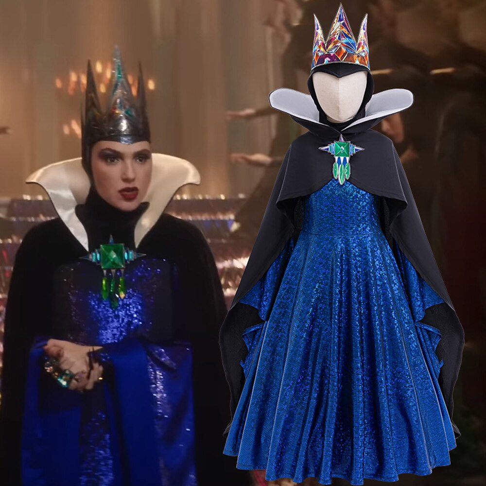 Schneeweiß Gift Die böse Königin Kleid Cosplay Kostüm Umhang Karnevalskostüm Verkleiden Film Cosplay for Mädchen Kinder Halloween Karneval Welttag des Buches Leistung Party Lightinthebox