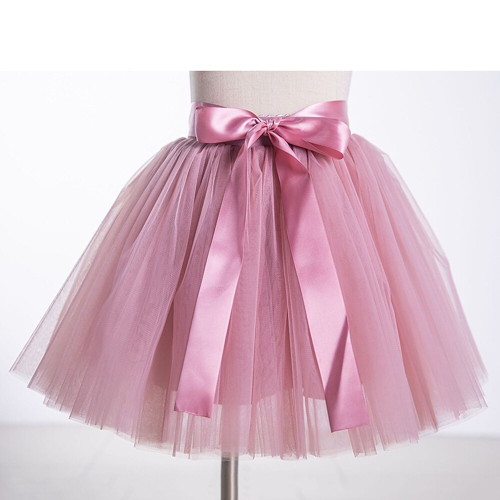 Retro Vintage 1950er Reifrock Krinoline Tutu Unterrock A-Linie Mädchen Maskerade Party-Abendmode Cocktailparty Teegesellschaft Kinder Rock Lightinthebox