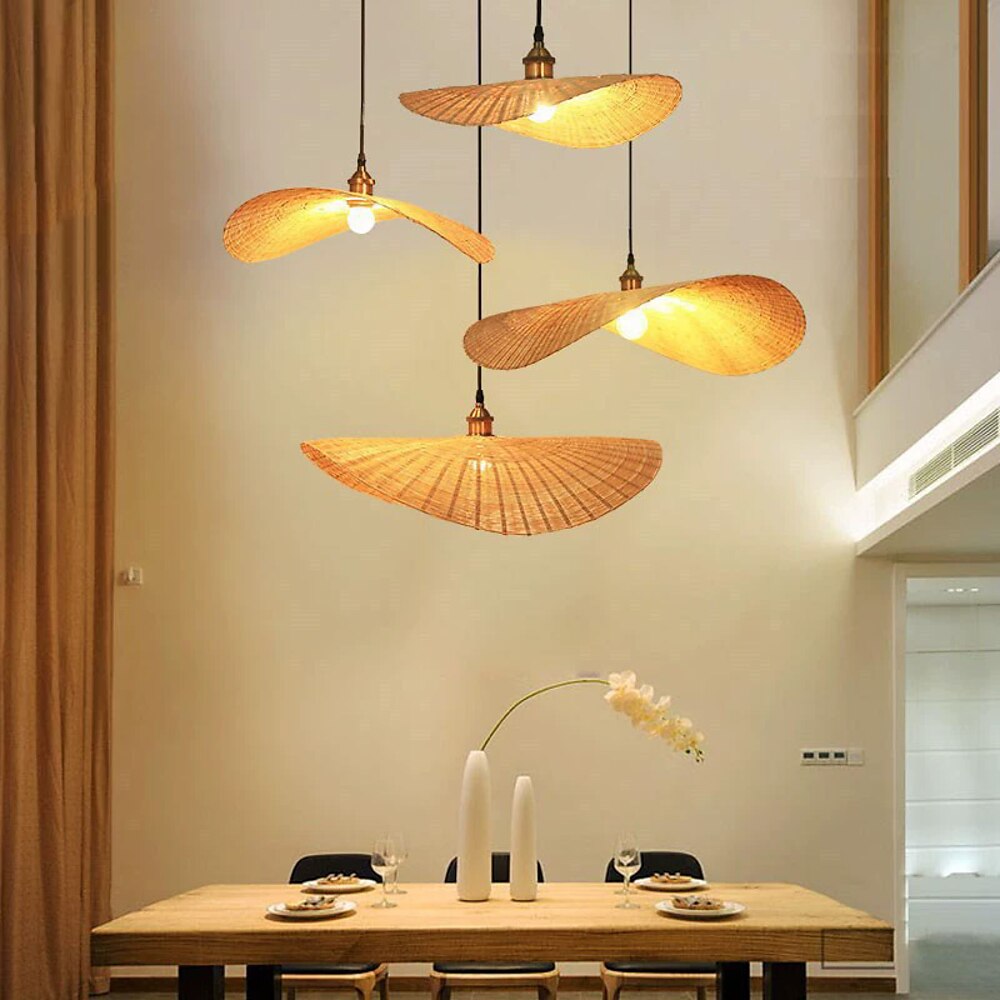 50 cm Hängelaternen-Design Pendelleuchte Bambus Vintage-Stil Klassicher Stil Mode Vintage Traditionell-Klassisch 110-120V 220-240V Lightinthebox