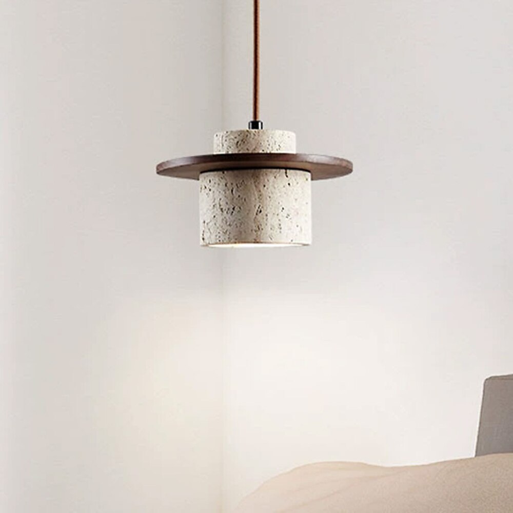 20 cm Hängelaternen-Design Geometrische Formen Pendelleuchte Stein Künsterlischer Stil Formaler Stil Vintage-Stil Vintage Landhausstil 110-120V 220-240V Lightinthebox