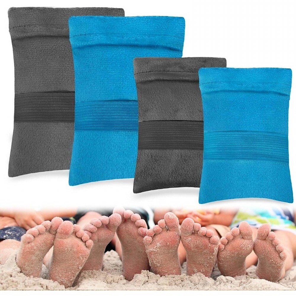 Sandentfernungsbeutel für den Außenbereich, Strandsandreinigungstuch, schnelltrocknendes Peelingtuch zur Sandentfernung, wiederverwendbarer sandfreier Beutel für Strand, Urlaub, Campingbedarf Lightinthebox