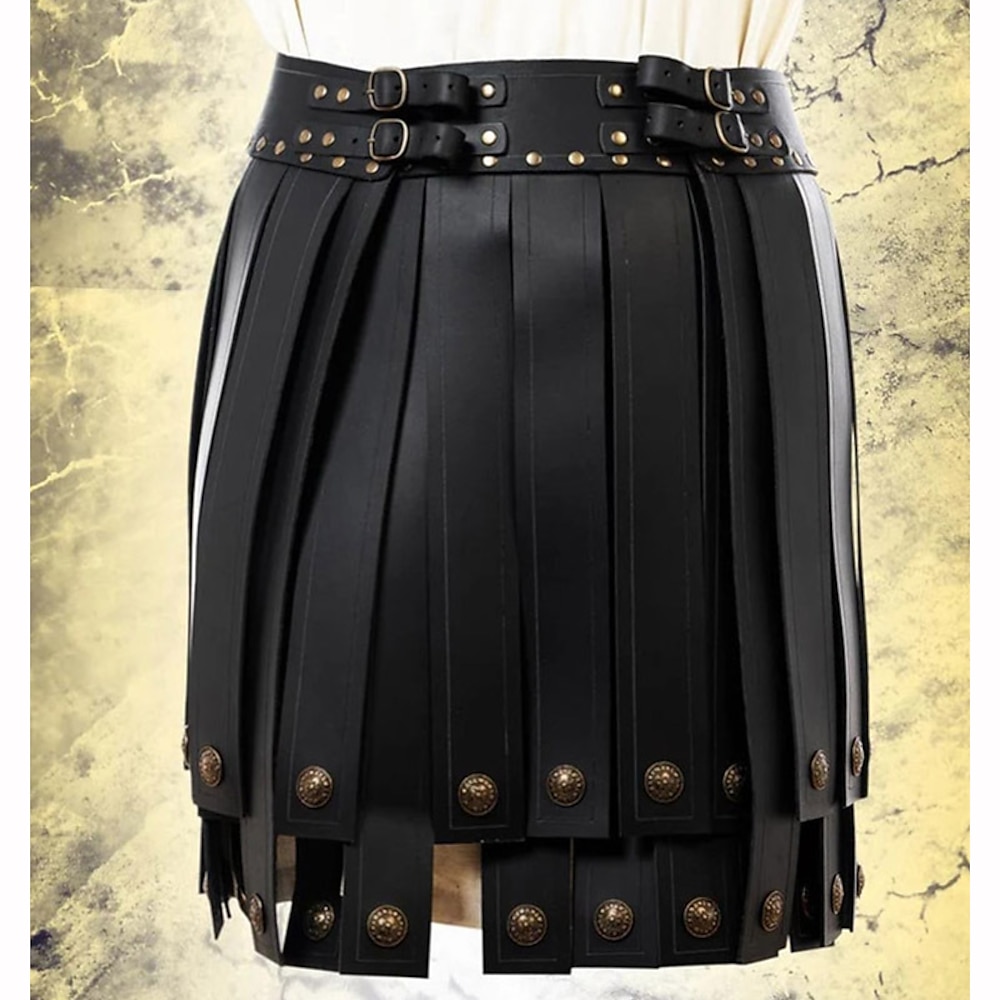 Retro Vintage Mittelalterlich Renaissance Rock Schottische Utility-Kilts Kilts Krieger Gladiator Vikinger Herren Damen Vikinger Halloween Maskerade Leistung Party LARP Erwachsene Rock Lightinthebox