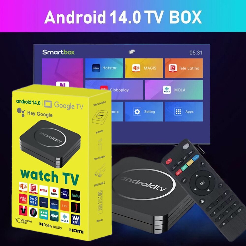 Android12 TV-Box Q3 Digitalanzeige Cortex-A53 8GB 1GB Lightinthebox