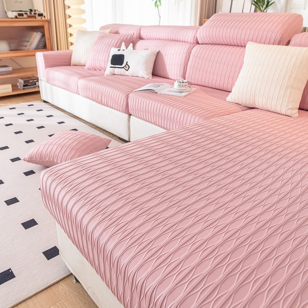 1 Stück Sommer-Stretch-Universal-Sofa-Sitzbezug aus weichem Polarfleece, Jacquard, leicht zu reinigen langlebig Lightinthebox