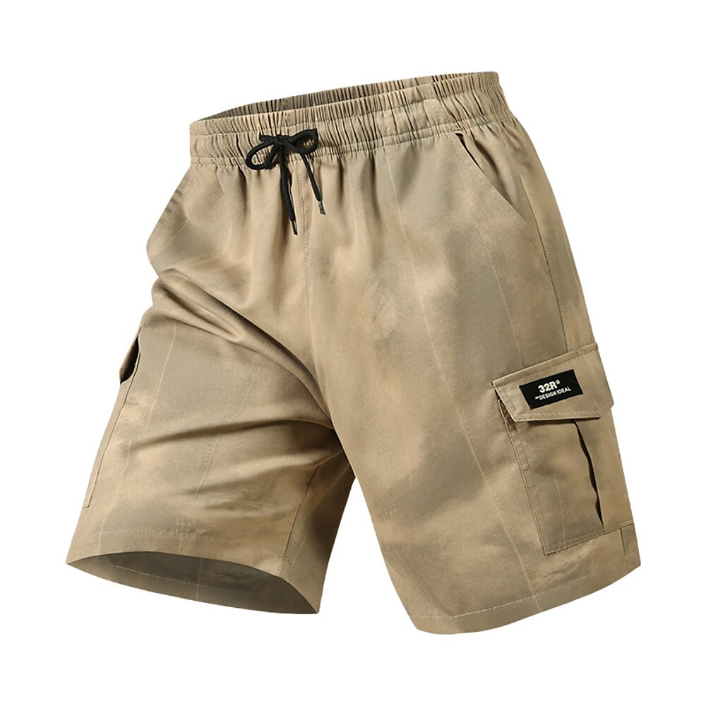 Herren Taktische Shorts Cargo-Shorts Camping-Shorts Shorts Wander-Shorts Elastischer Bund Mehrere Taschen Gerader Schnitt Farbverlauf Feuchtigkeitsableitend tragbar Knielang Outdoor Lässig Täglich Lightinthebox
