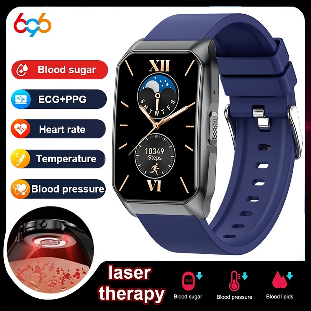 696 T69 Smartwatch 1.57 Zoll Smartwatch Fitnessuhr Bluetooth Schrittzähler Anruferinnerung Schlaf-Tracker Kompatibel mit Android iOS Damen Herren Freisprechanrufe IPX-0 27mm Uhrengehäuse Lightinthebox