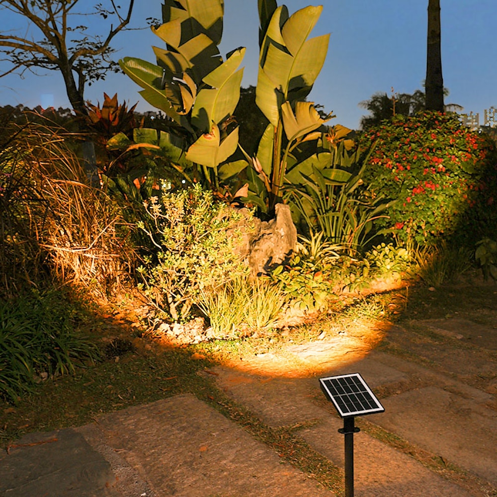 Solar-Gartenlicht Rasenstrahler Außenwandleuchten Villa Innenhof Garten 3LED Baumweg Layout Landschaftsbau Flutlicht Lightinthebox