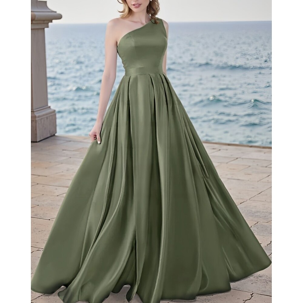 A-Linie Abendkleid Elegant Kleid Abendgesellschaft Schwarze-Krawatte-Gala Bodenlang Ärmellos V Ausschnitt Chiffon mit Falten Tasche 2025 Lightinthebox