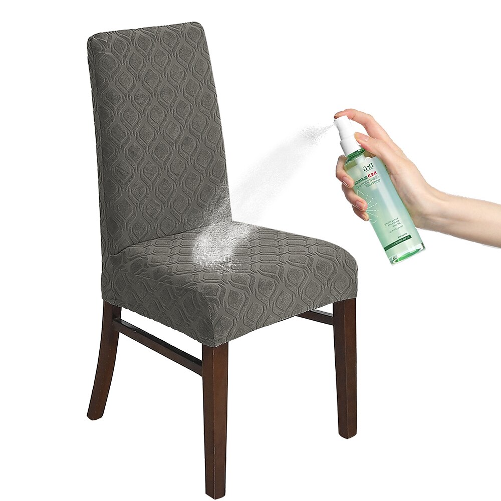 Hochelastische Jacquard-Stuhlhussen für das Esszimmer, Schonbezüge für Esszimmerstühle, abnehmbare und waschbare Sitzschutzbezüge für Küchenstühle Lightinthebox