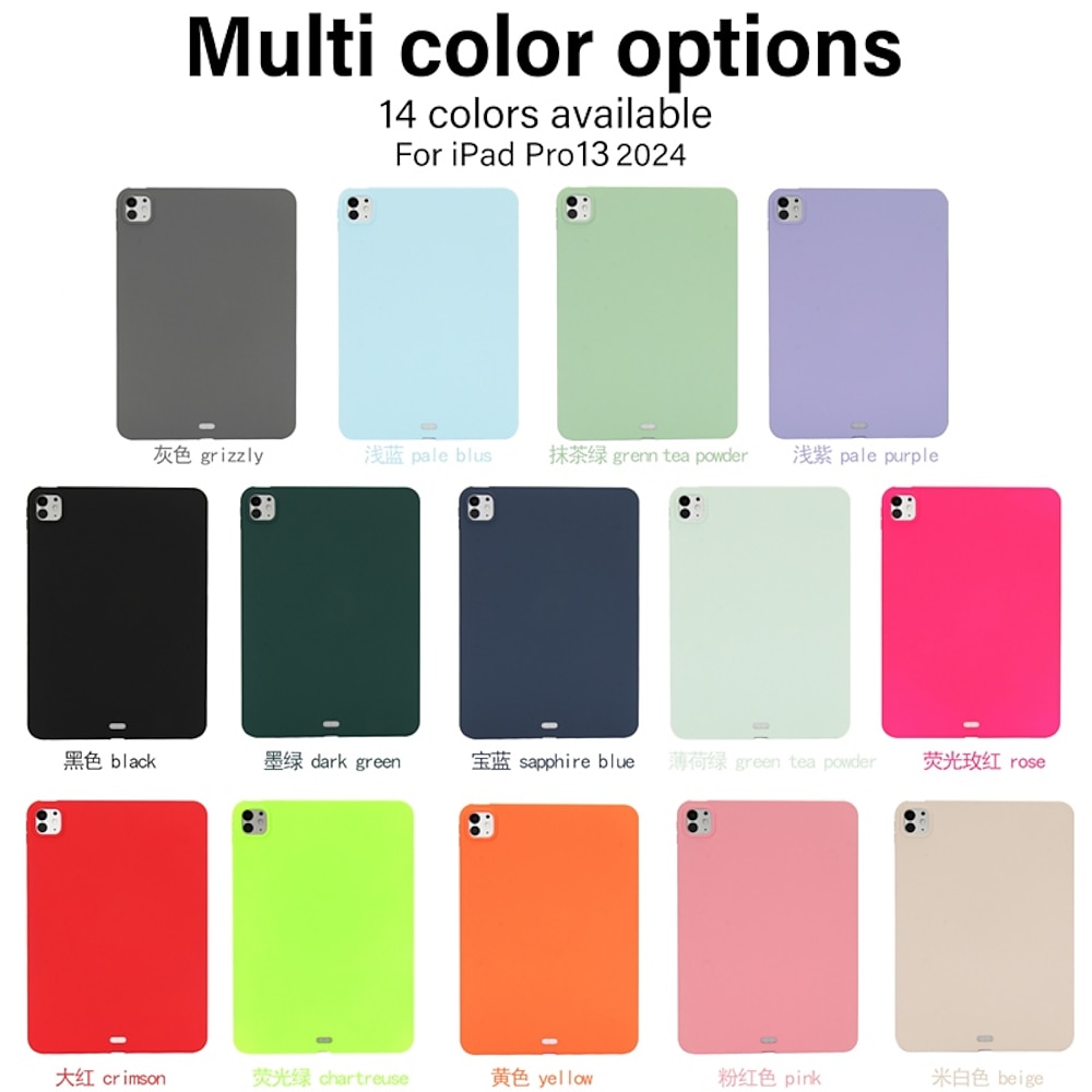 Tablette Hüllenabdeckung Für Apple iPad Air 11(2024) iPad Air 13(2024) iPad Pro 11(2024) iPad Pro 13(2024) iPad 10,9'' 10 iPad Air 5. 4. 10,9 iPad 9., 8., 7. Generation 10,2 Zoll iPad Air 3 Lightinthebox