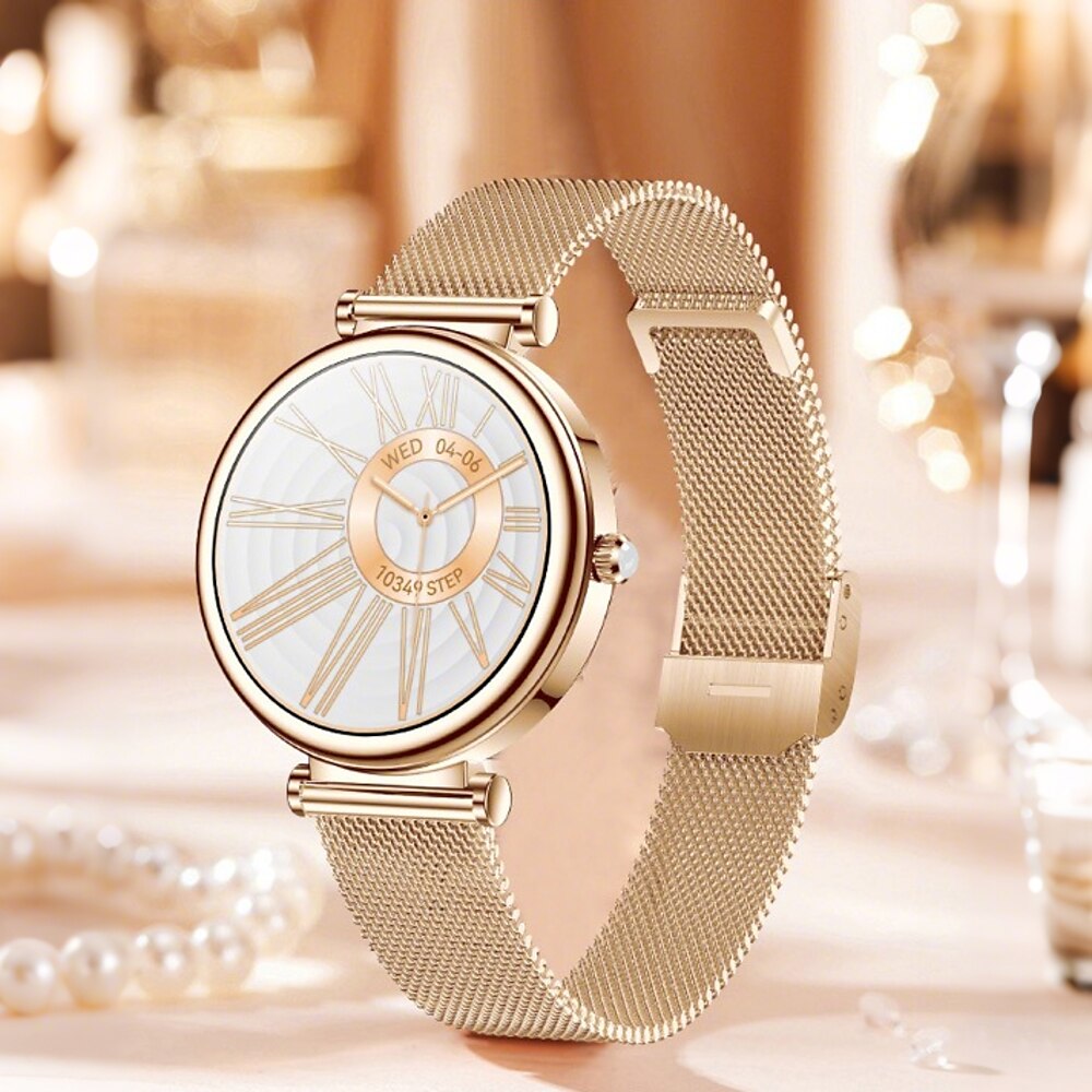 696 I109 Smartwatch 1.27 Zoll Smartwatch Fitnessuhr Bluetooth EKG PPG Schrittzähler Anruferinnerung Kompatibel mit Android iOS Damen Herren Freisprechanrufe Nachrichtenerinnerung IP 67 41mm Lightinthebox