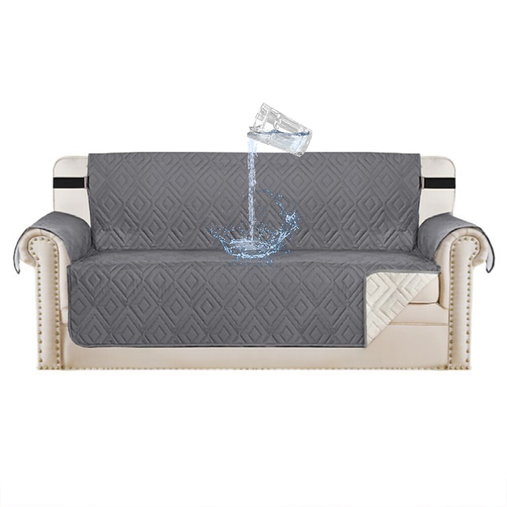 wasserdichte Sofaabdeckung für Kissencouch Sofaabdeckung für Hunde wasserfeste Möbelschutzabdeckung mit Schaumstoffstäben elastische Bänder für Haustierkatze Lightinthebox