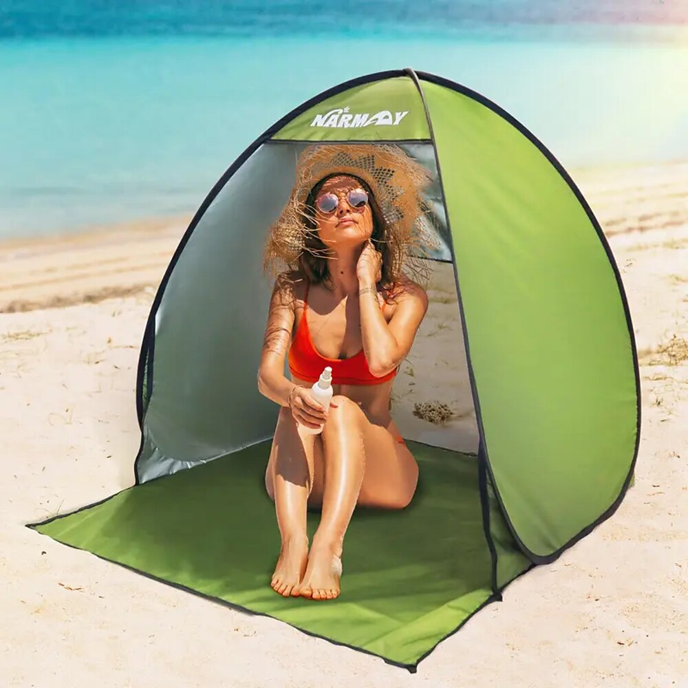 Pop-up-Strandzelt - UV- und wasserbeständig, geeignet für Camping, bietet Platz für 2 Personen Lightinthebox