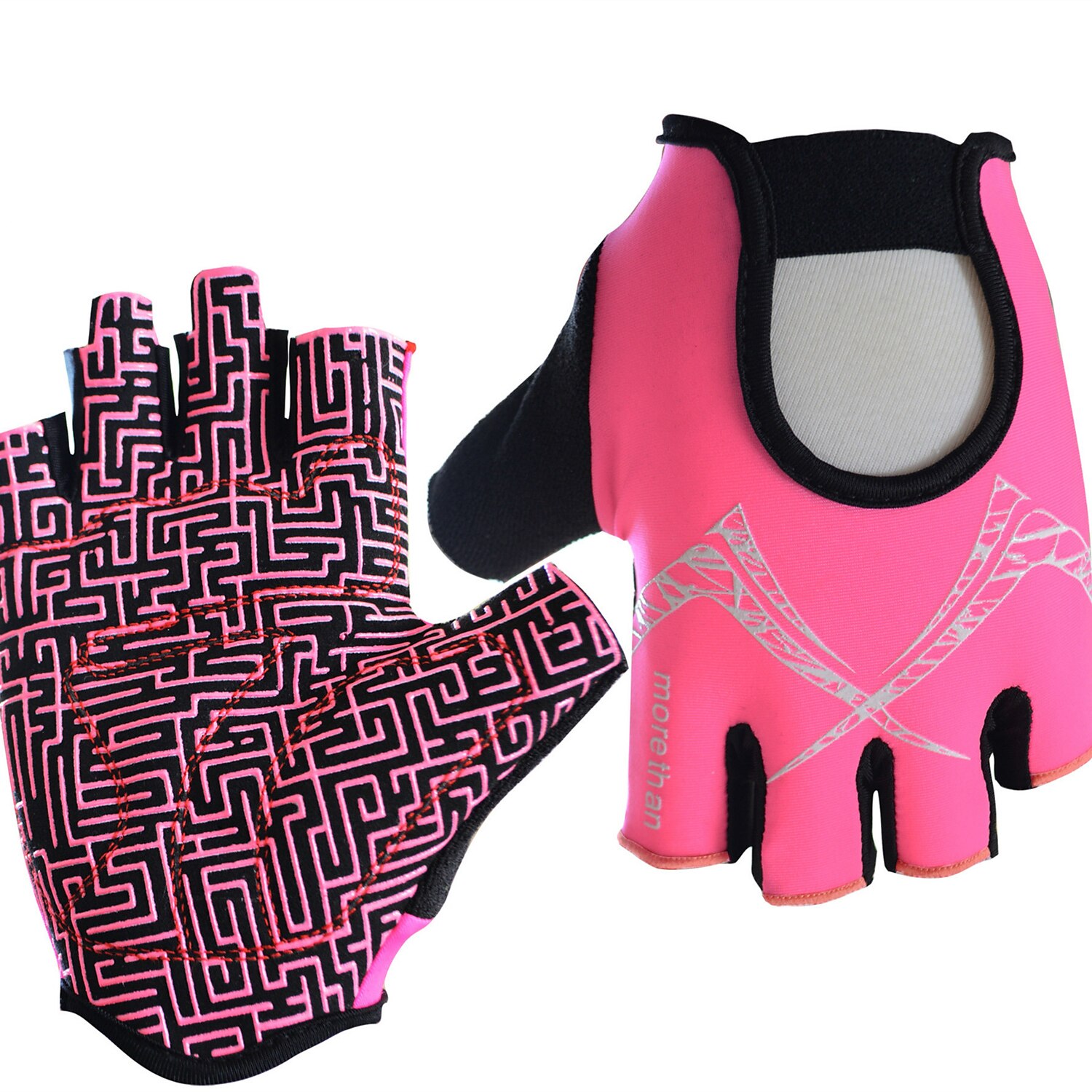 half cut riding gloves