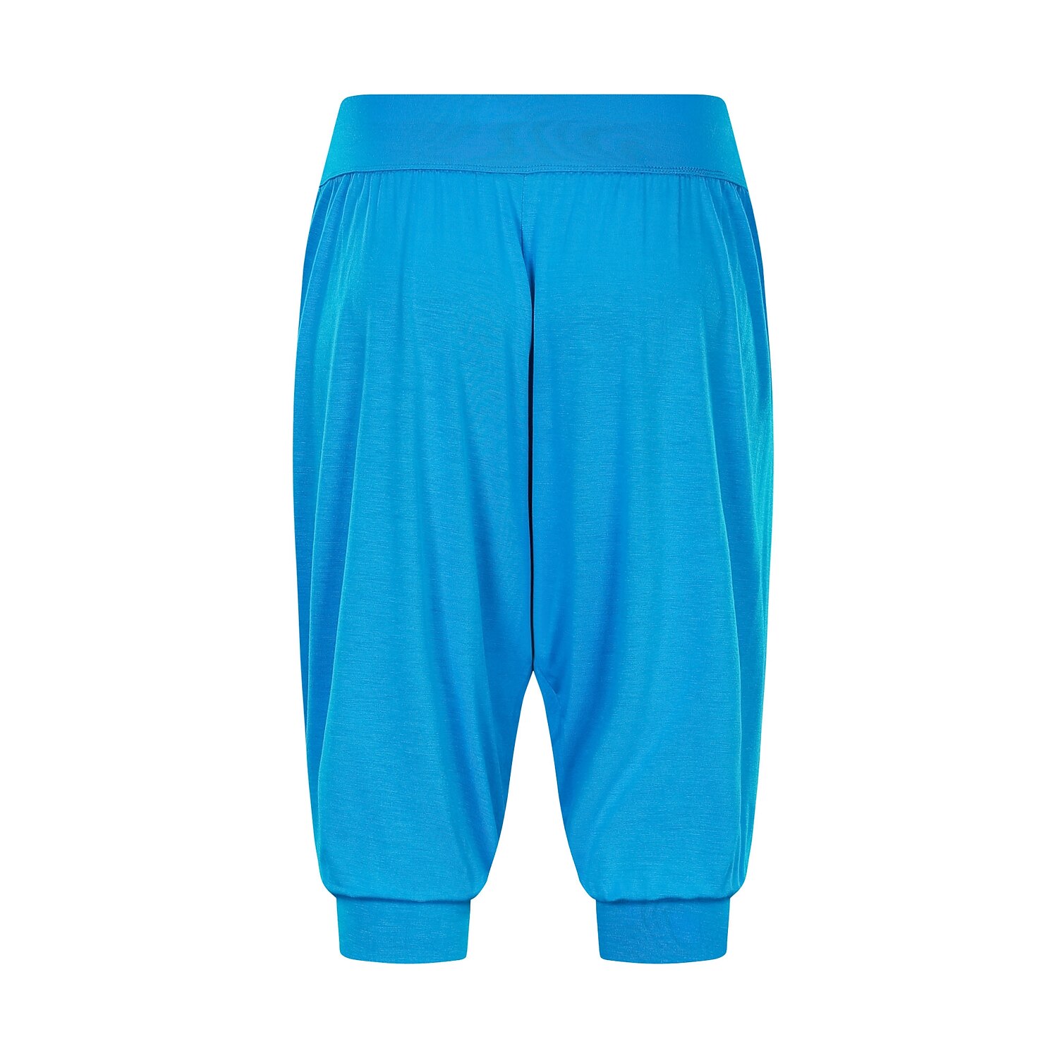 MYIFU Women's Active Yoga Lounge Indoor Jersey Capri Pants with Pockets 