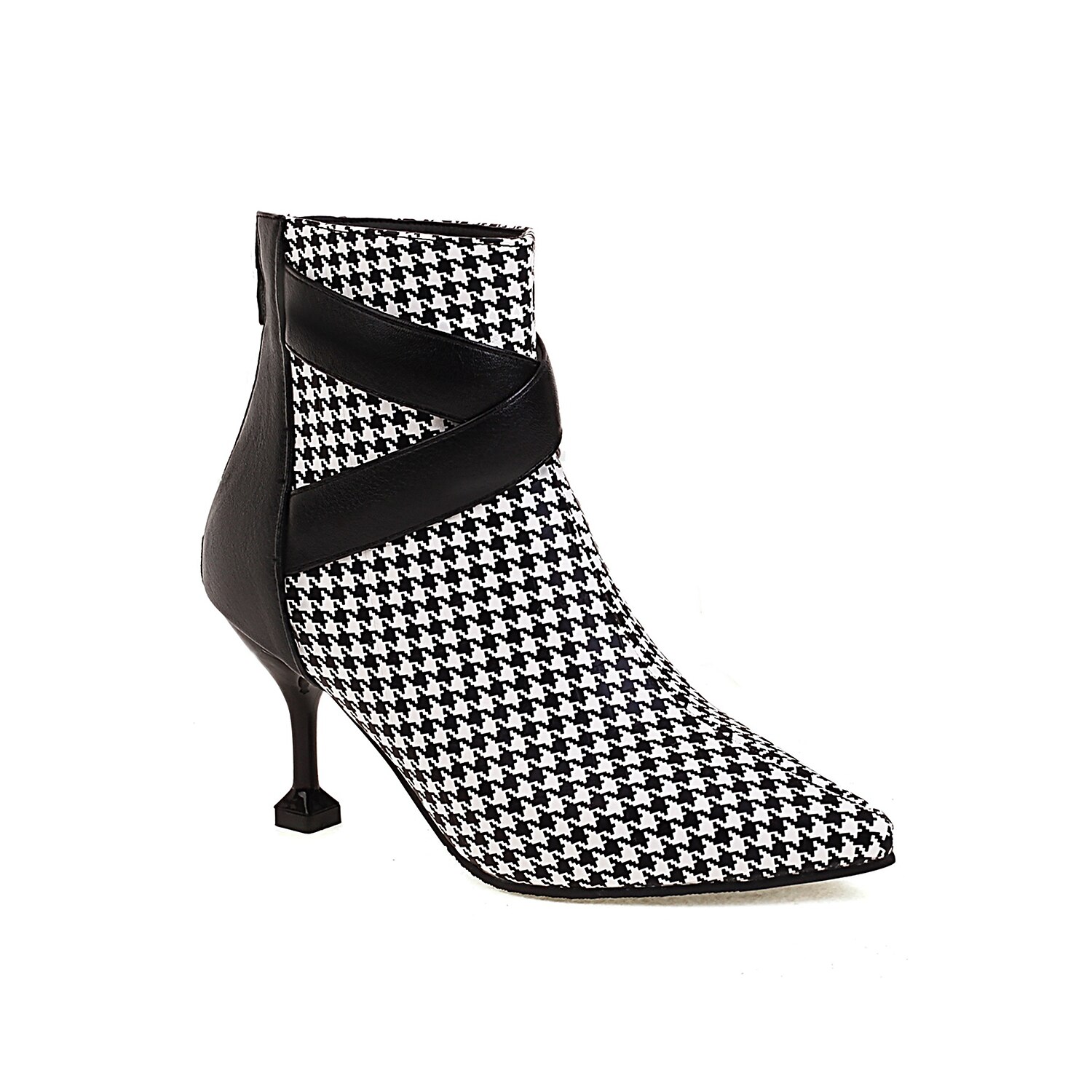 Mujer Botas Zapatos estampados Botines Botines Tacón de Aguja Dedo  Puntiagudo Diario Tela PU Cremallera Bloque de color Blanco Negro Marrón /  Botines / Hasta el Tobillo / Botines / Hasta el Tobillo 8840376 2022 –  $53.09