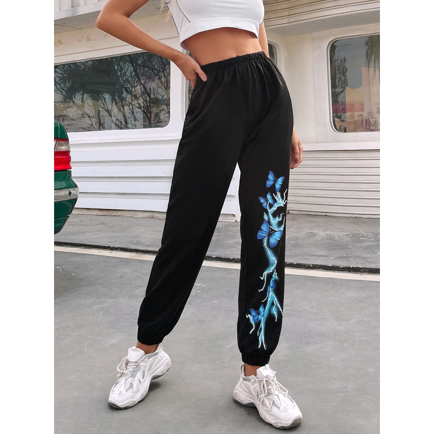 Mujer Pantalones Deportivo Pantalones Jogging Deportivo Prendas de abajo  Cintura elástica Algodón Verano Aptitud física Entrenamiento de gimnasio  Corriendo Correr Ejercicio Transpirable Secado rápido 8981556 2022 – $18.35