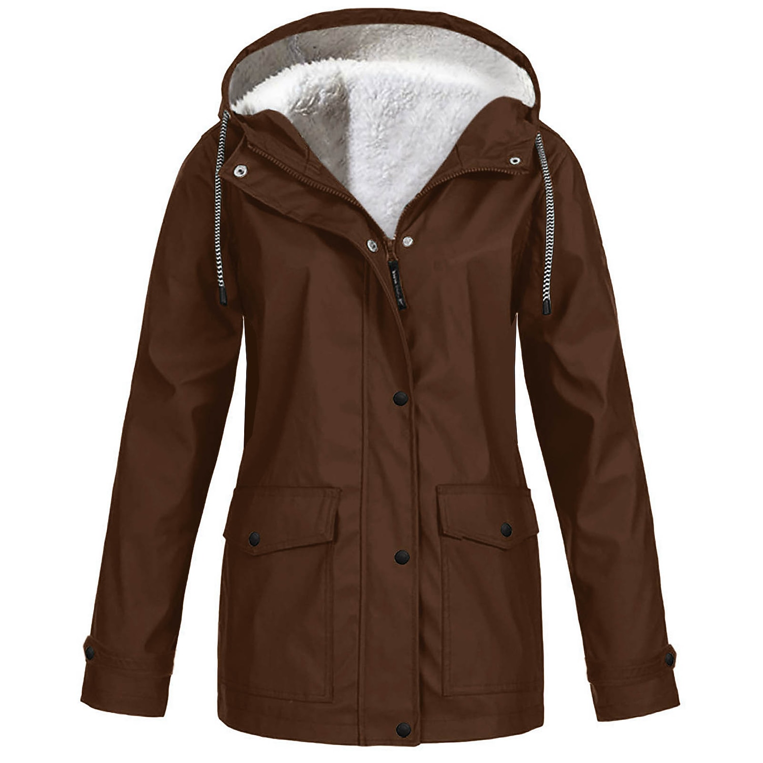 warm waterproof windproof jacket womens