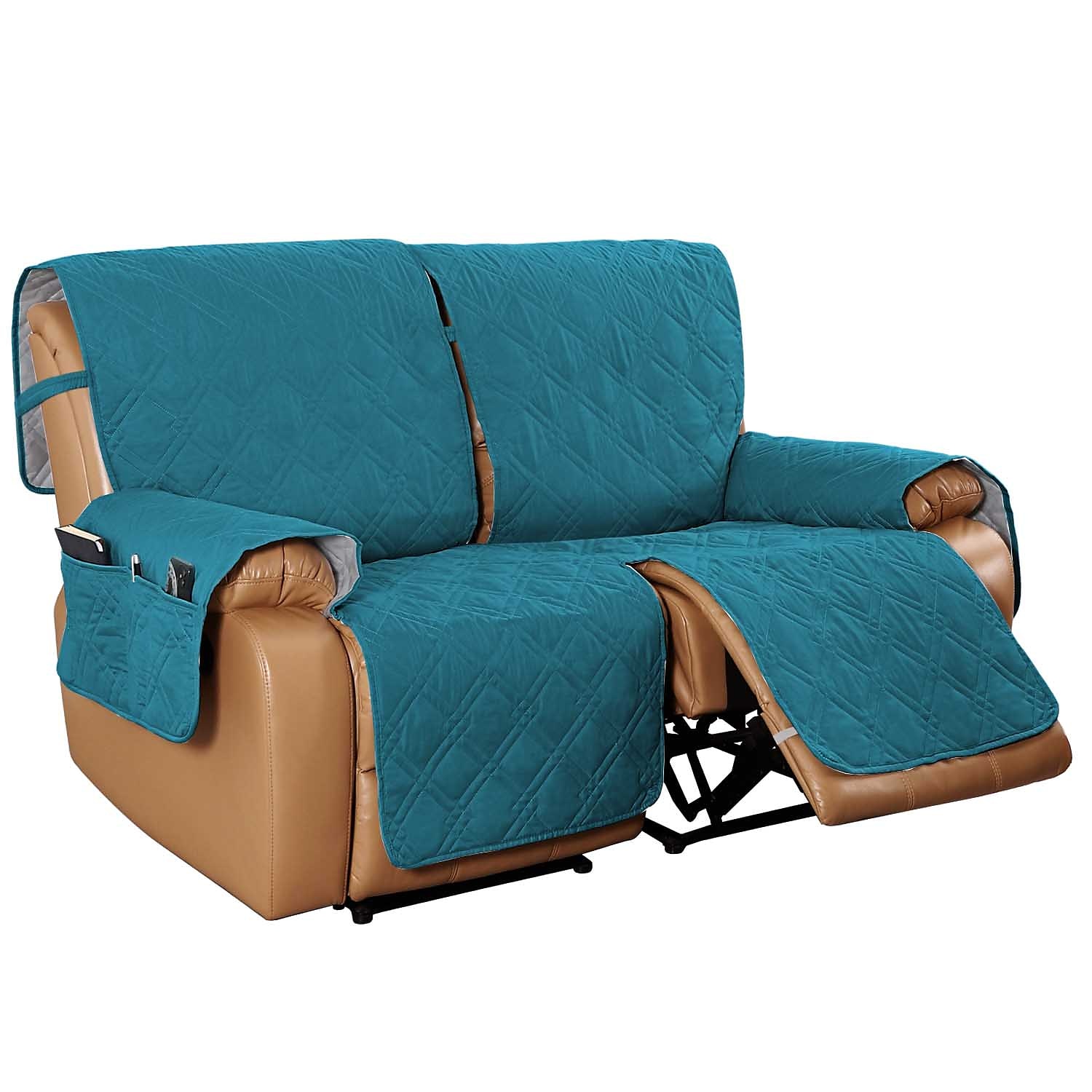 2 Seater Anti-Slip Recliner Sofa Cover fit Leather Recliner Sofa Water  Resistant Anti-Scratch Couch Cover for Double Recliner Split Sofa Cover for  Each Seat Furniture Protector with Elastic Straps 8945808 2023 – $64.99