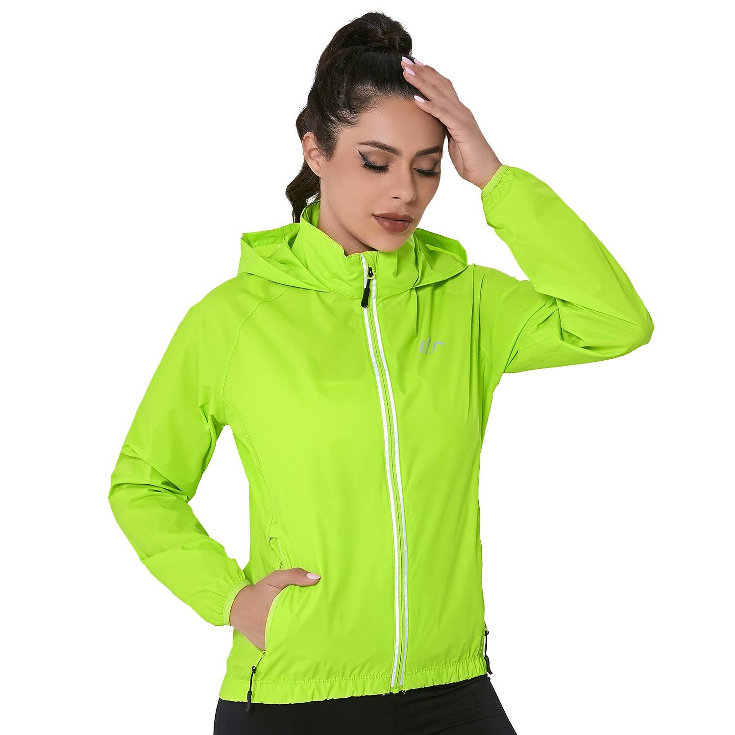 Women's Waterproof Hiking Jacket Rain Jacket Raincoat Outdoor Thermal Warm Waterproof Portable Windproof Outerwear Jacket Trench Coat Hunting Fishing