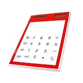 voordelige Rekenmachine-transparante touchpad zonne-energie desktop rekenmachine (ceg173)