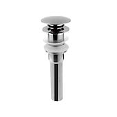 preiswerte Waschbeckenabflussteile-Waschbecken-Abflussstopper aus Messing mit Überlauf-Badezimmerarmatur, Waschbecken-Abtropfgestell