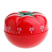 cheap Measuring Tools-Tomato Shaped 60-Minute Kitchen Cooking Mechanical Timer