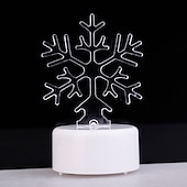 economico 垃圾箱-luce a led rgb affascinante giocattolo a forma di fiocco di neve (3 * AG13)