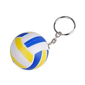 cheap Home Gadgets-Color Ball Style Keychain with Soft Plastic Material-Blue