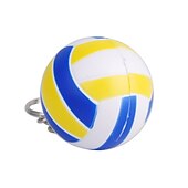 cheap Home Gadgets-Color Ball Style Keychain with Soft Plastic Material-Blue