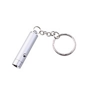 cheap Flashlight Keychains-White Flashlight LED Keychain