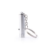 cheap Flashlight Keychains-White Flashlight LED Keychain