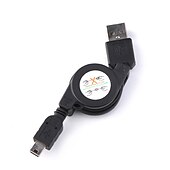 cheap USB Gadgets-Retractable USB A To Mini 5-Pin USB Cable