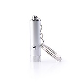 cheap Flashlight Keychains-White Flashlight LED Keychain