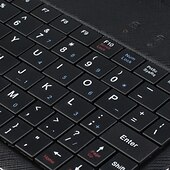 baratos Capas Para Tablet&amp;Protetores de Tela-Capa de couro para proteção do teclado 7 polegadas Tablet PC (porta USB)