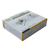 cheap Video Door Phone Systems-Wired Intercom 7 Inch Touch Screen Video Door Phone with ABS Camera (1 Camera To 2 Monitors)