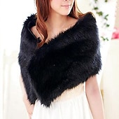 お買い得  ファーラップ-ショール ファー 結婚式 結婚式のラップ / ファーショール・ボレロ と