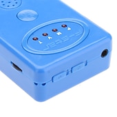 abordables Accesorios-F-Star con conexión de cable multi-alarma Alarma Enuresis Modos (Azul)