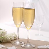 cheap Weddings &amp; Events-Crystal Toasting Flutes Gift Box Garden Theme Winter Spring Summer Fall