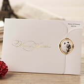 cheap Weddings &amp; Events-Personalized Bride &amp; Groom Wedding Invitation (Set of 50)