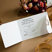 cheap Weddings &amp; Events-Personalized Bride &amp; Groom Wedding Invitation (Set of 50)