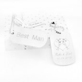 voordelige Bruiloften &amp; Feesten-mooie gepersonaliseerde tag ketting
