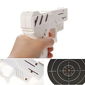 cheap Alarm Clocks-Novelty Laser Gun Target Shooting Digital Alarm Clock (4xAA)